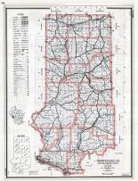 Trempealeau County Map, Wisconsin State Atlas 1959